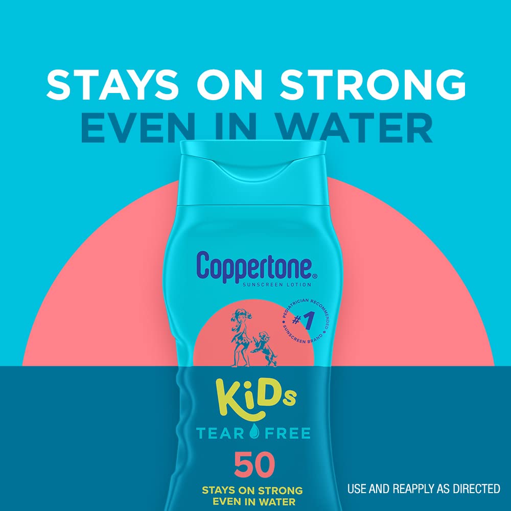 Coppertone Kids SPF 50 Tear Free Lotion (8 Fluid Ounce) - Image 3