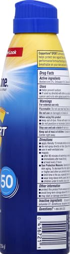 Coppertone Sport Sunscreen Spray, Broad Spectrum SPF 50 Water Resistant Spray Sunscreen, 5.5 Oz - Image 15